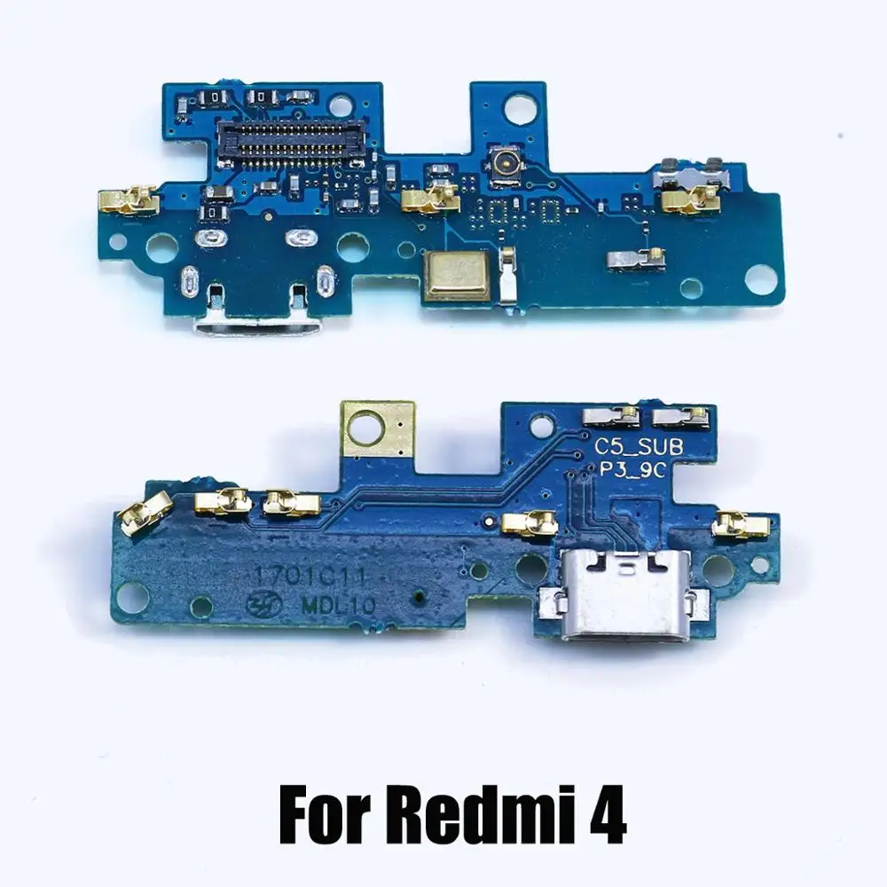 Юйси 1 шт. док-станция Micro USB зарядное устройство гибкий кабель порт плата с микрофоном модуль для Xiaomi Redmi 4 pro Redmi4 pro 3g 32G