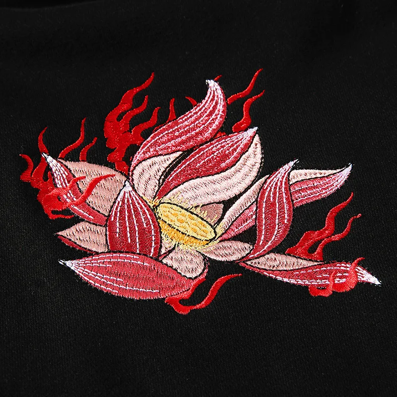 2020 толстовки с вышивкой персонажа нежа уличная Толстовка мужская Харадзюку хип