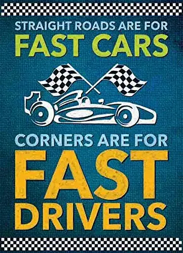 

Винтажный стиль, прямые дороги, быстрые углы автомобиля для водителей, Настенный декор, металлическая Оловянная вывеска для дома, бара, клуба, паба, ресторана