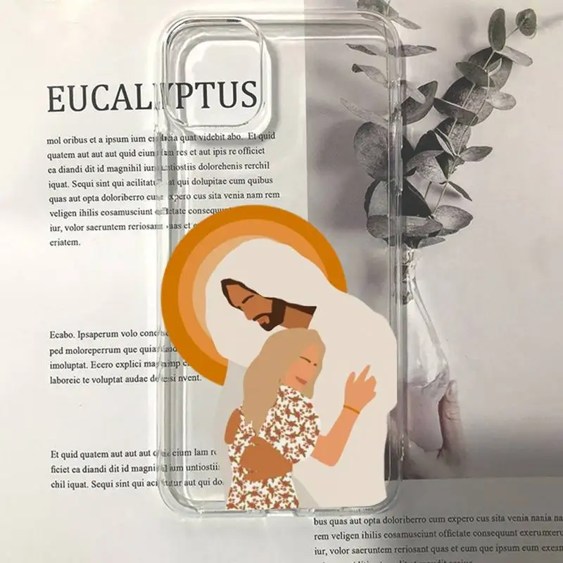 new faith christian religious jesus clear phone case for iphone 11 12 13 mini pro xs max 8 7 6 6s plus x 5s se 2020 xr case free global shipping