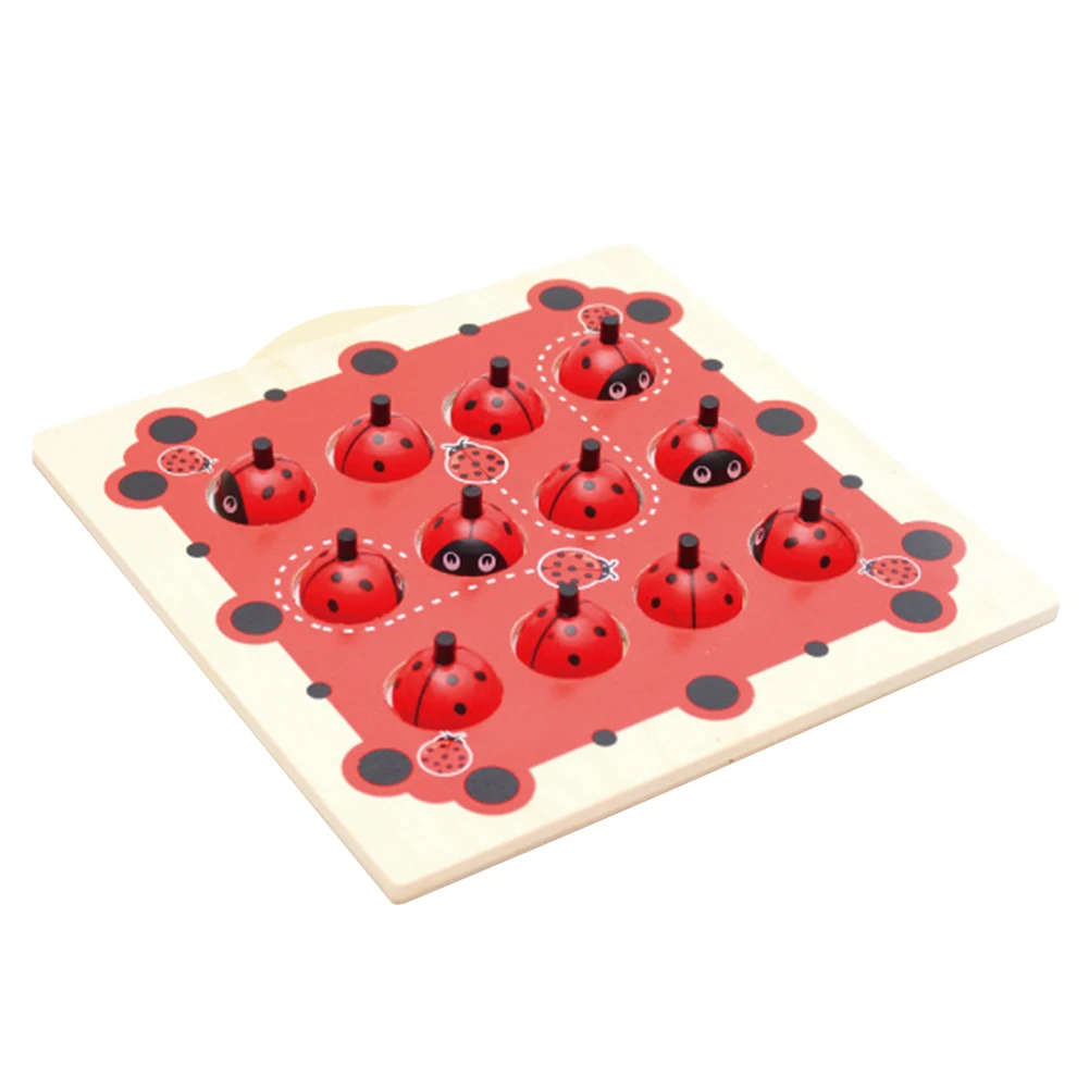 

Kids Wooden Memory Chess Interaction Cartoon Design Fun Color Educational Toy Cognitive Ability Learning Toys for Children