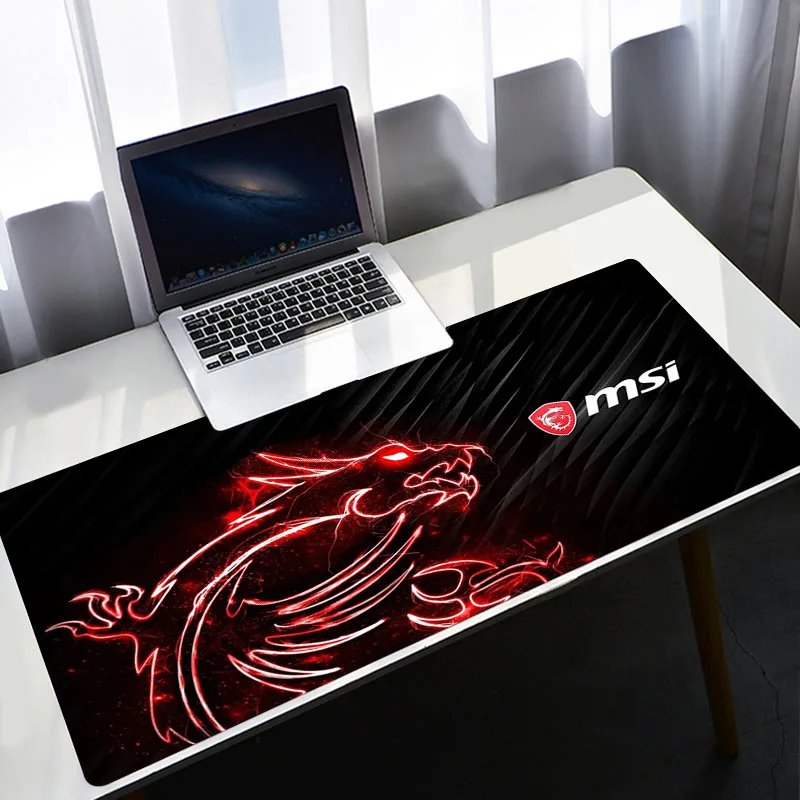 msi gaming mouse pad large mouse pad gamer big mouse mat for pc computer mousepad xxl carpet surface mause pad keyboard desk mat free global shipping