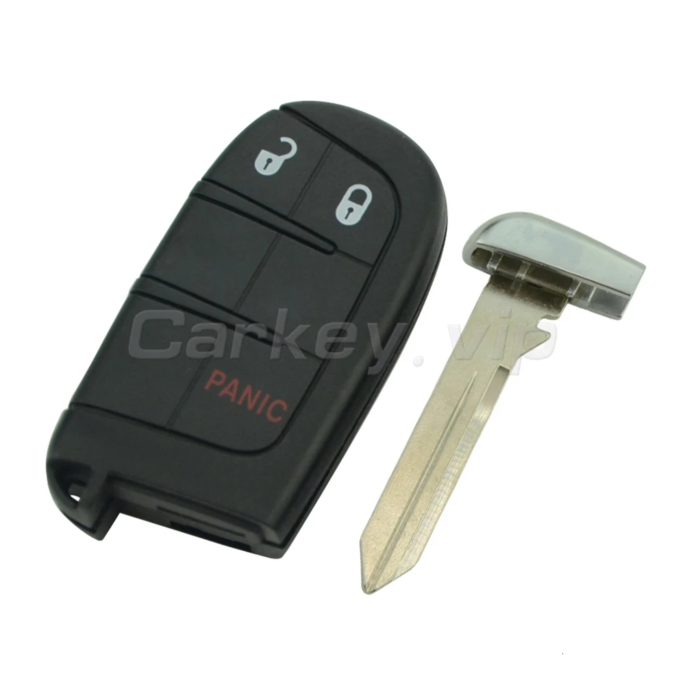 Remotekey оболочка для Smart ключа чехол 3 кнопки дистанционного ключа для Dodge Journey Durango для Jeep Grand Cherokee M3N-4082130