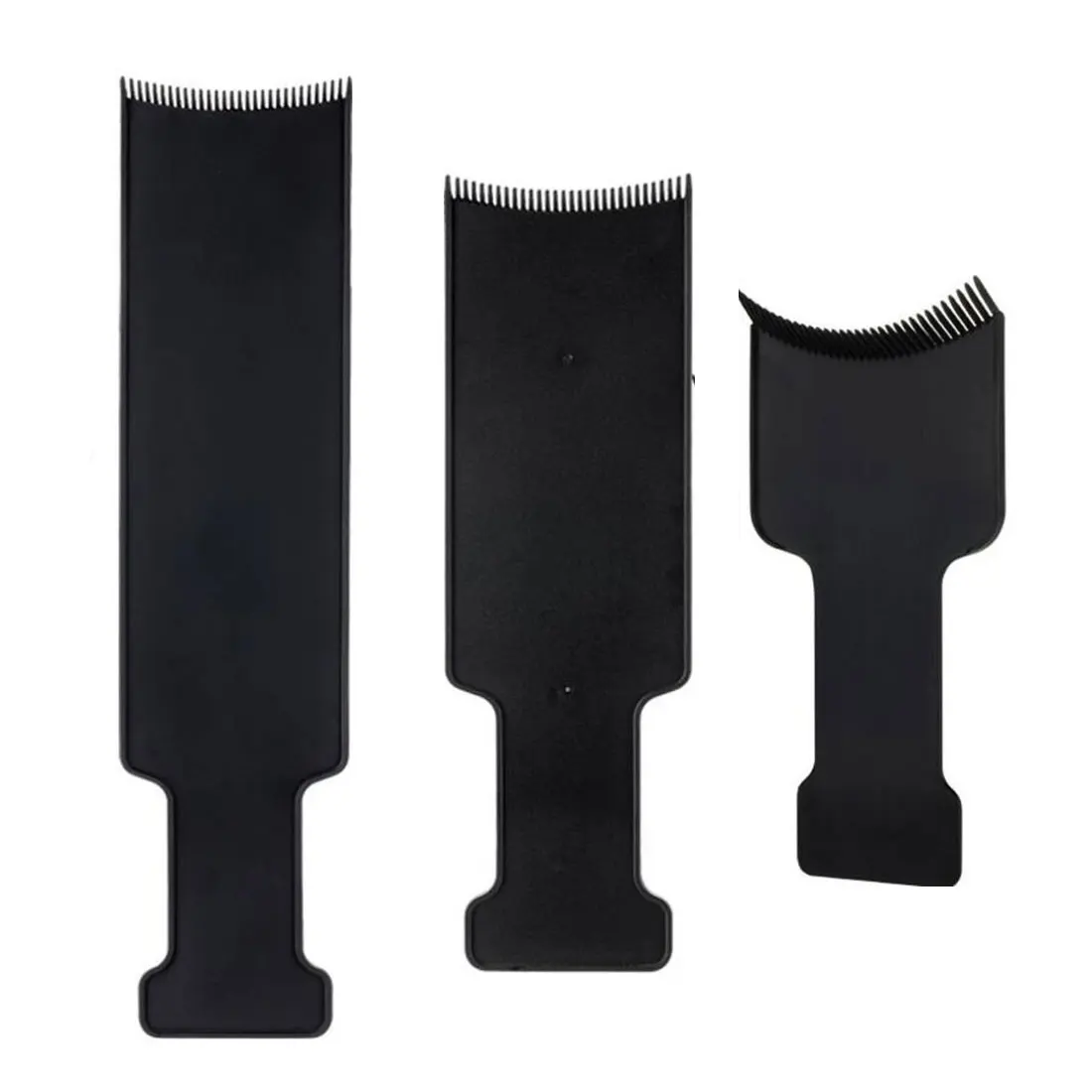 

Professional Hair Dyeing Comb Hair Coloring Highlighting Board 3 Sizes Hairdressing Hair Applicator Brush Salon Styling Tool