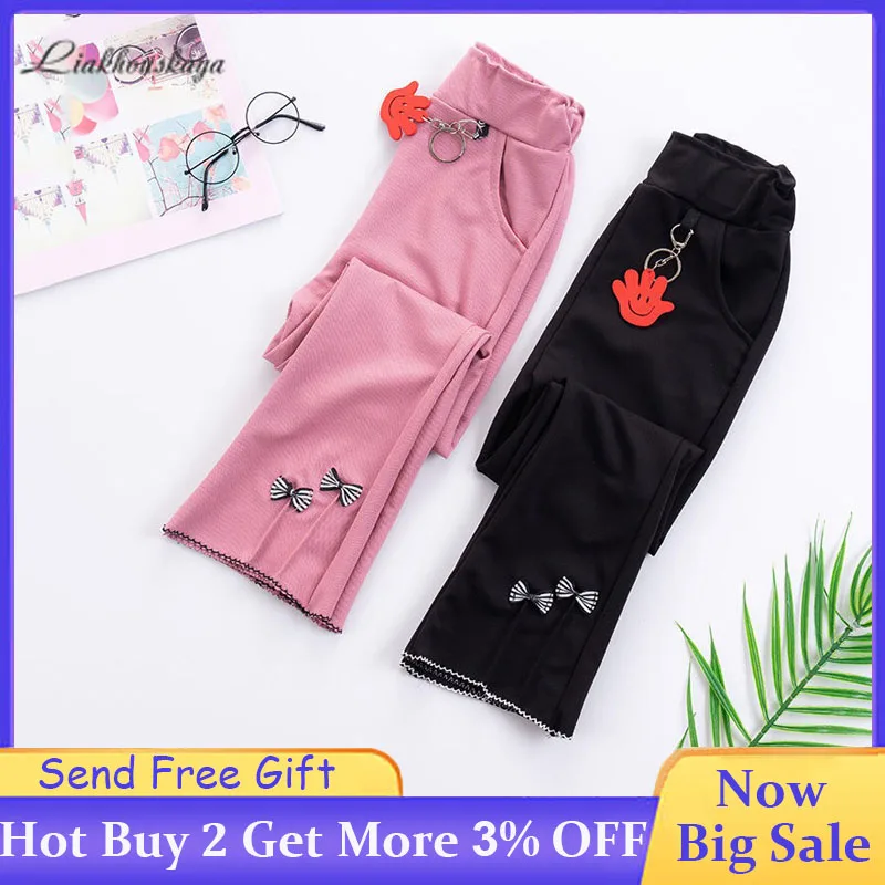 Леггинсы для девочек сезон весна осень корейские тонкие леггинсы отдыха Детские