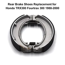 Motorcycles Rear Brake Pads Shoe Set Kit Replacement for Honda TRX300 Fourtrax 300 1988-2000