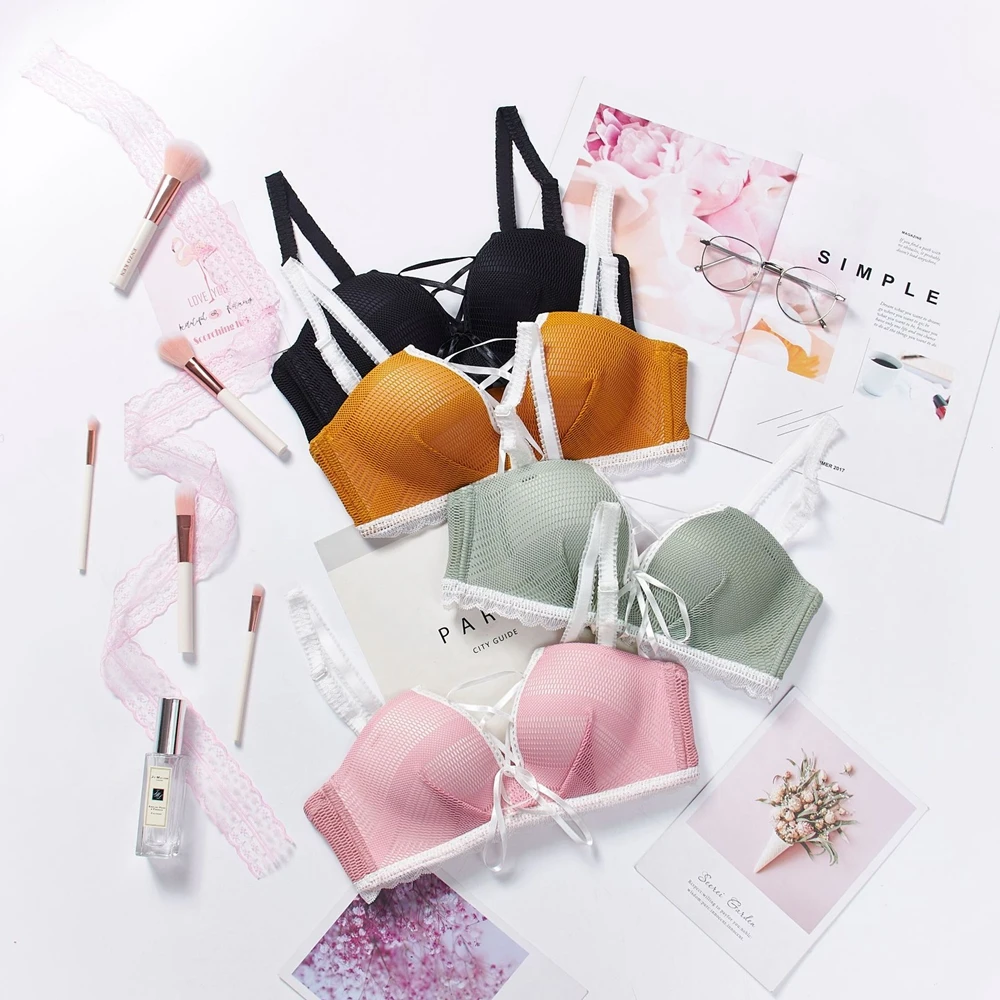 2019 Новое Женское нижнее белье бюстгальтер трусы комплект для девочек подростков