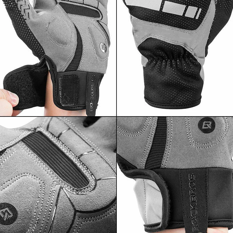 

Newly Cycling Full Finger Gloves Shockproof Breathable Sporting Riding Non-slip Gloves FIF66