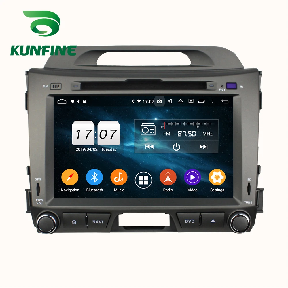 Android 9 0 Восьмиядерный 4 Гб ОЗУ 64 ПЗУ автомобильный DVD GPS навигатор мультимедийный