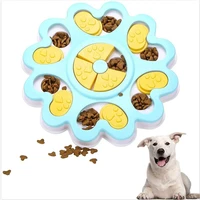 training puzzle dog toy leaking food game disc board funny slow eat dog interactive toys pet product