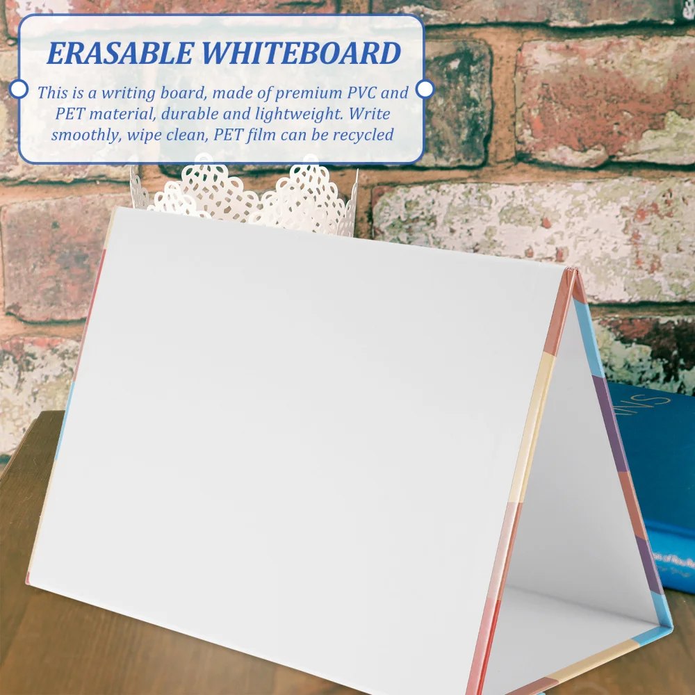 

1pc Magnetic Triangle Whiteboard Foldable Children Drawing Board Writing Board