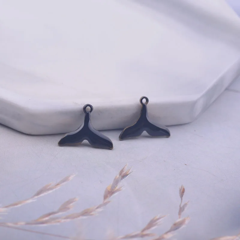 30 шт. медные эмалевые подвески 9 х12 мм | Украшения и аксессуары