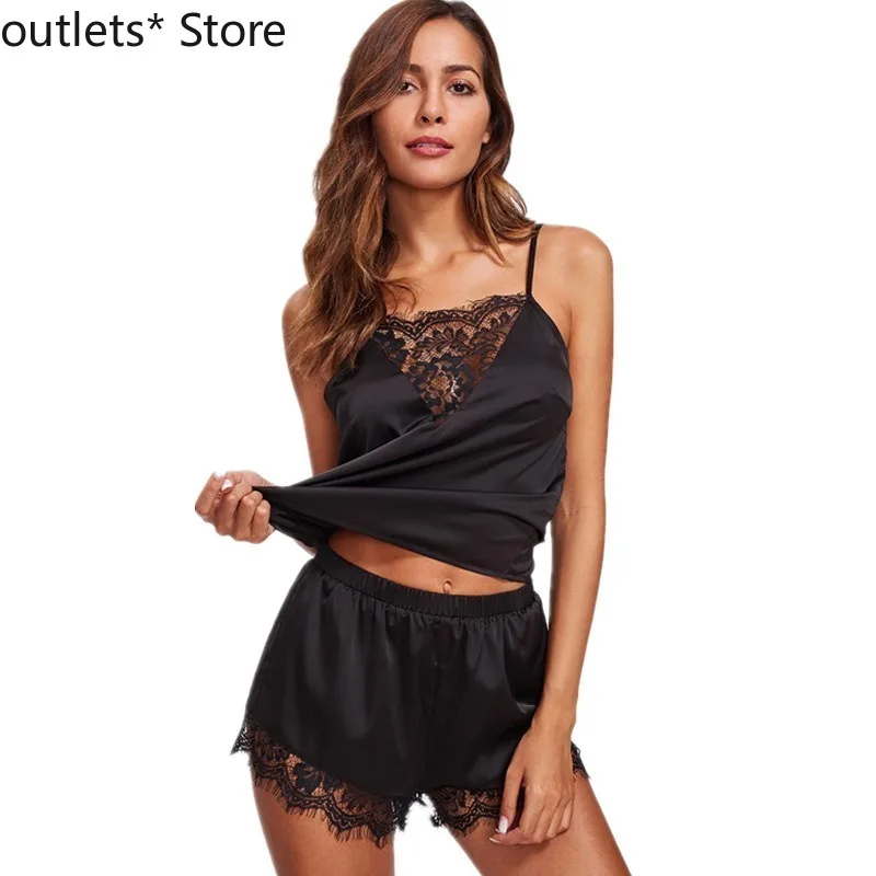 

Ladies' Home Pajamas Two-piece Sexy Lace Sexy Lingerie Set Hot Erotic Sexy Clothes Plus Size Women