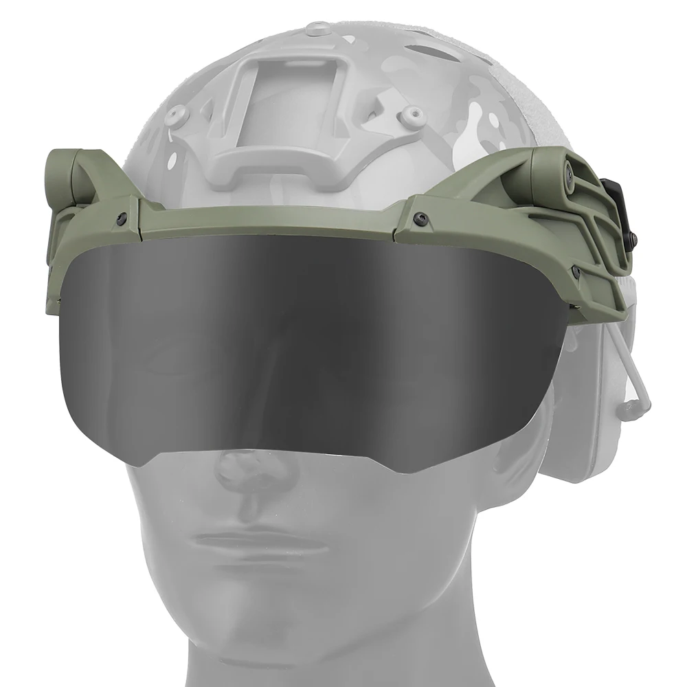 

Tactical Goggles Flip Up Anti Fog Goggles Military Airsoft Paintball Protective Goggles Hunting Glasses Fits for Fast Helmet