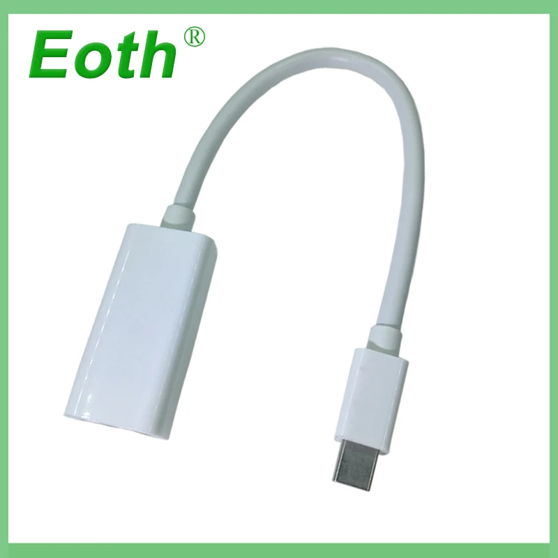 Ноутбук Thunderbolt Mini Display Port DP папа HDMI Женский адаптер конвертер кабель для Apple Macbook Pro