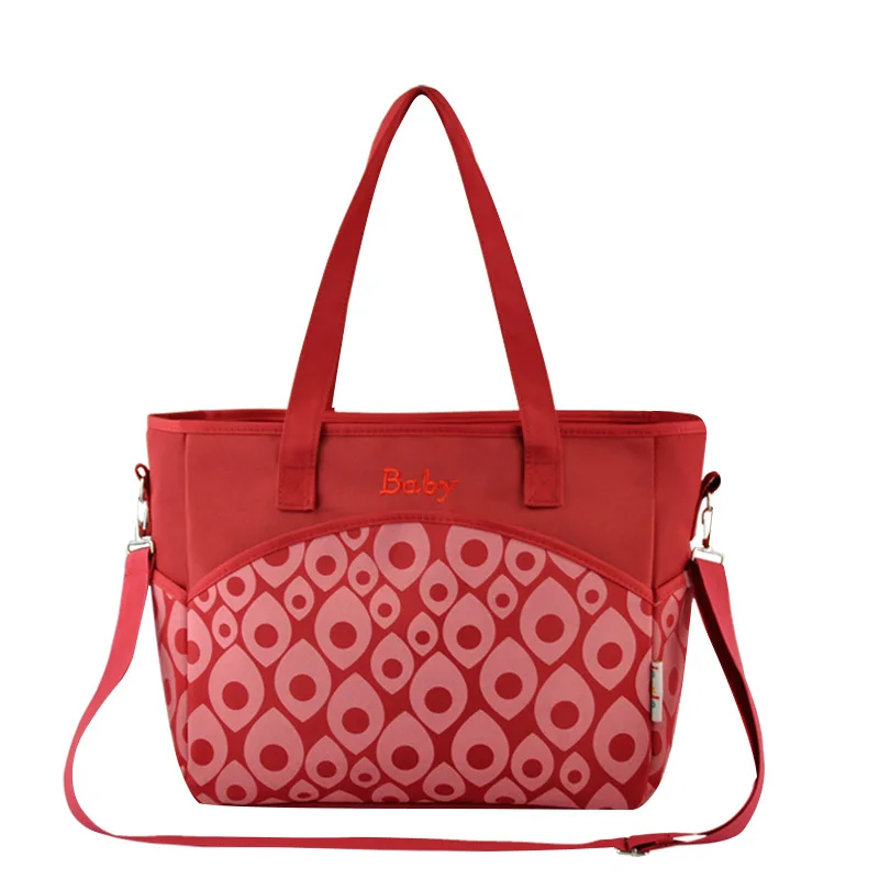 

Single shoulder messenger multifunctional large-capacity printing mommy bag, mother and baby waiting bag, leisure bag