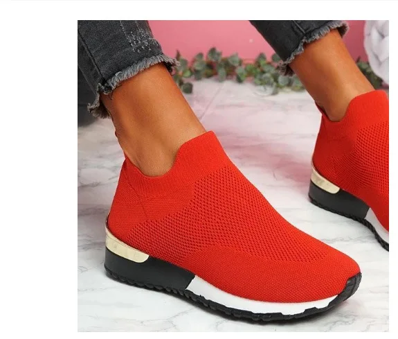 

Mesh Sneakers Women Running Shoes Ladies Slip-On Knit Sneakers New Female Footwear Breathable Casual Sport Shoes for Womens4