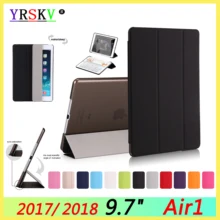 Новый чехол для iPad 9 7 2017 2018 6 го 5 поколения прозрачный умный из