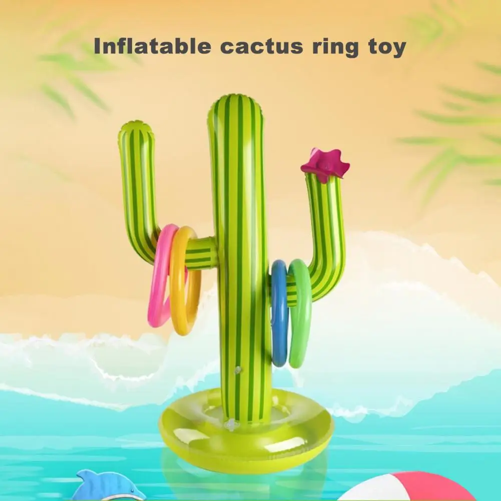 Juguete interactivo para piscina, juguete creativo, el&aacute;stico y encantador, juego interactivo de Cactus para fiesta, 5 unids/set por Set, 2021-1