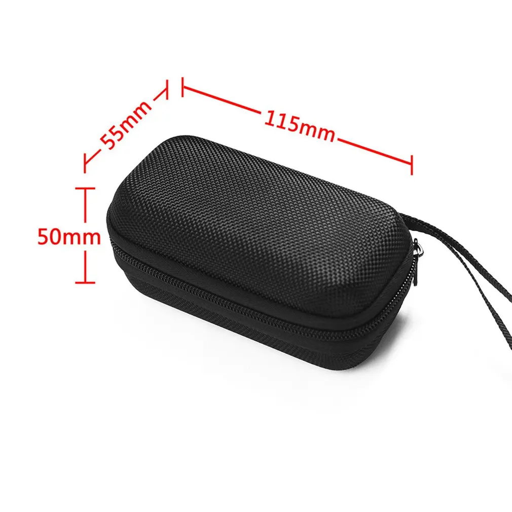 

Headphone Case Bag Portable Earphone Earbuds Hard Box Storage for Memory Card USB Cable Organizer Mini Earphone Bag EVA Black