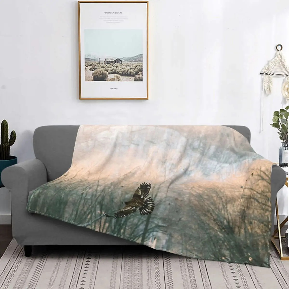 

Juvenile Bald Eagle Blanket Bedspread Bed Plaid Bed Plaid Beach Cover Plaid Blankets Receiving Blankets