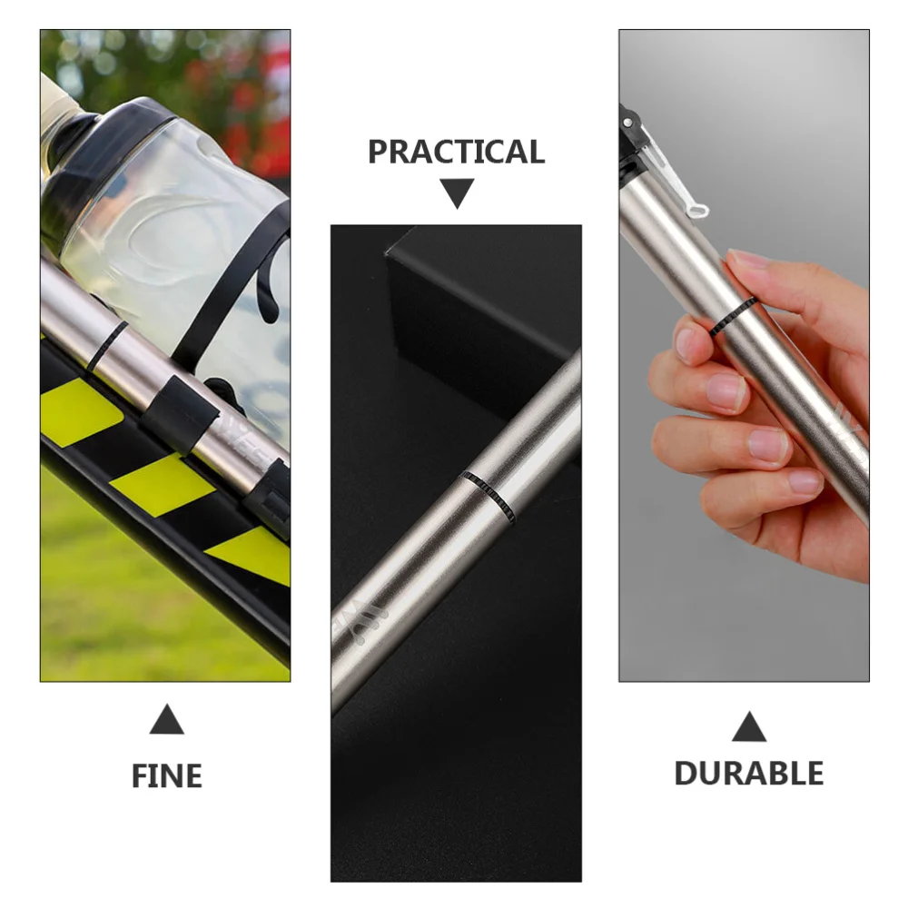 

High Pressure Bike Inflator Mini Aluminium Alloy Inflator Portable Air Pump