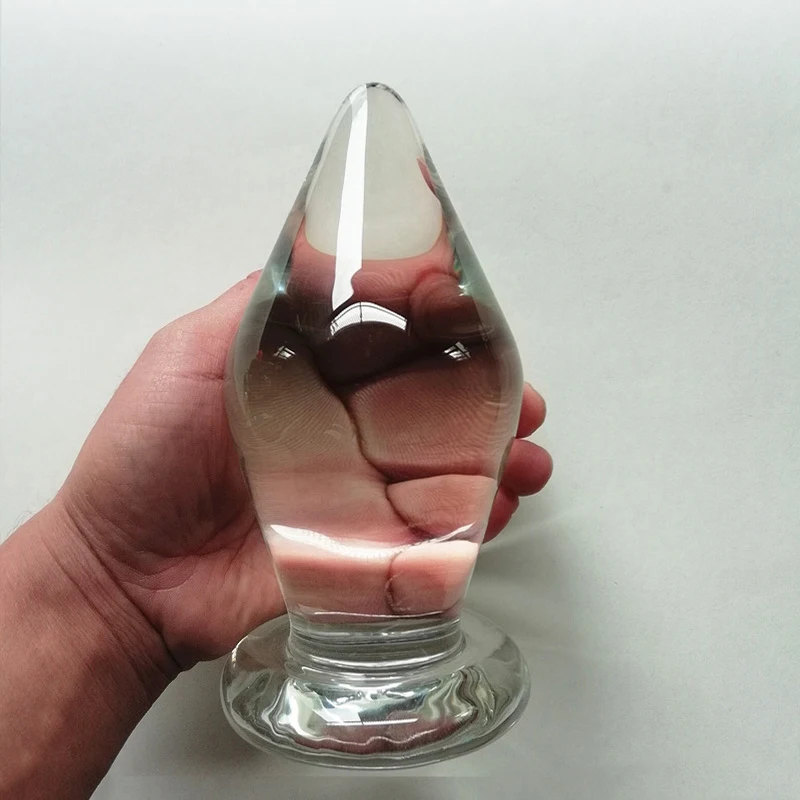 Пробка Анальная 8 см супер-огромные анальные пробки из гладкого стекла большая