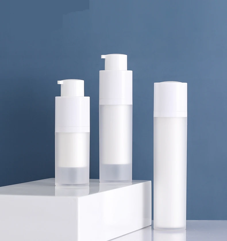 

Empty Cosmetic Container Airless Frosted Serum Lotion Pump Bottle Storage Packaging Accessories Travel Make Up Tool 15/30/50ML