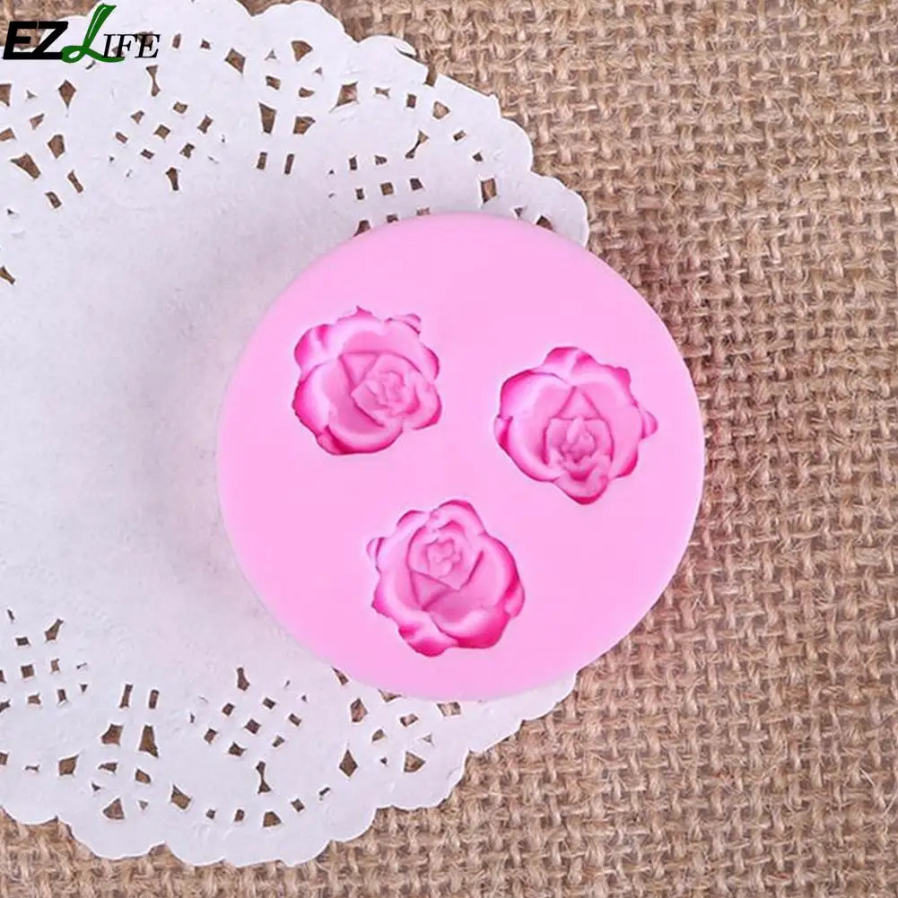 1 шт. силиконовая мини форма в форме розы|Другие кухонные специальные