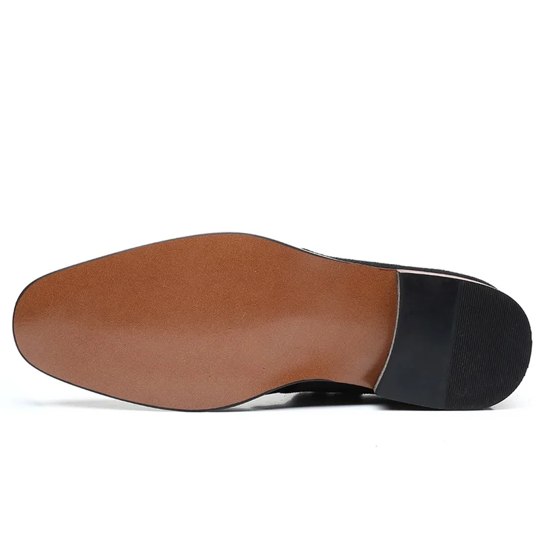 

Classic Men Party Dress Shoes Brand Fashion Double Monk Strap Shoes Hot Business Shoes For Men Vintage Leather Black Shoe Man