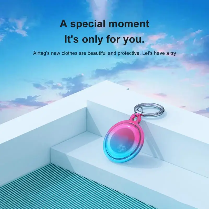 

High Quality Original Liquid Silicone Case For Apple Airtags Protective Cover For Apple Locator Tracker Keychain Protect Sleeve