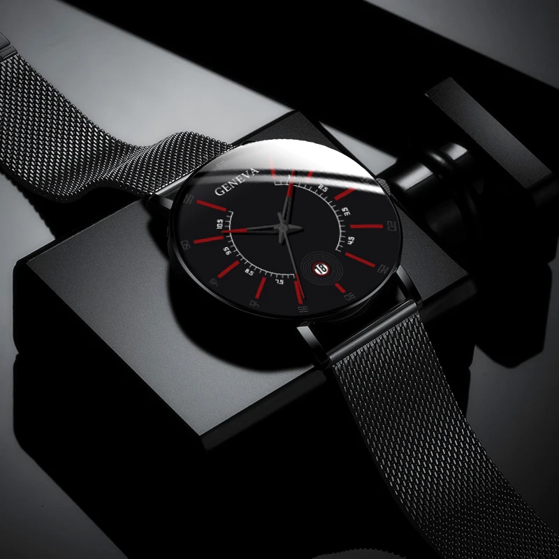 Relojes Hombre 2020 Модные мужские деловые минималистичные часы Роскошные ультратонкие