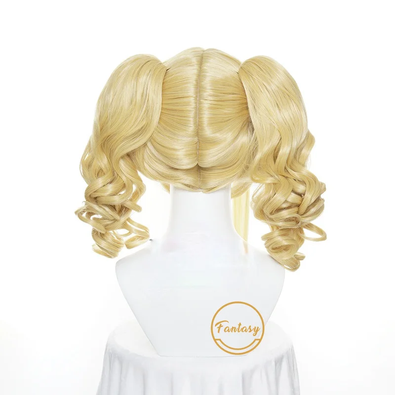 Элизабет Этель Корделия Мидфорд Парик синтетических волос Anime Black Butler Cosplay термостойкий на Хэллоуин+ Бесплатная шапочка.