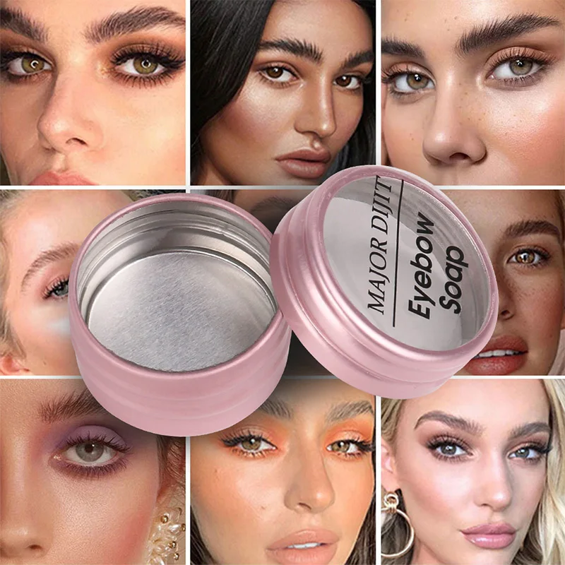 3D Пернатый устойчивые к воде настройка гель Водонепроницаемый мыло для бровей