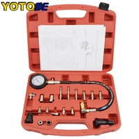 professional diesel engine cylinder compression tester tool kit set pressure gauge tester kit set tu 15a detection table