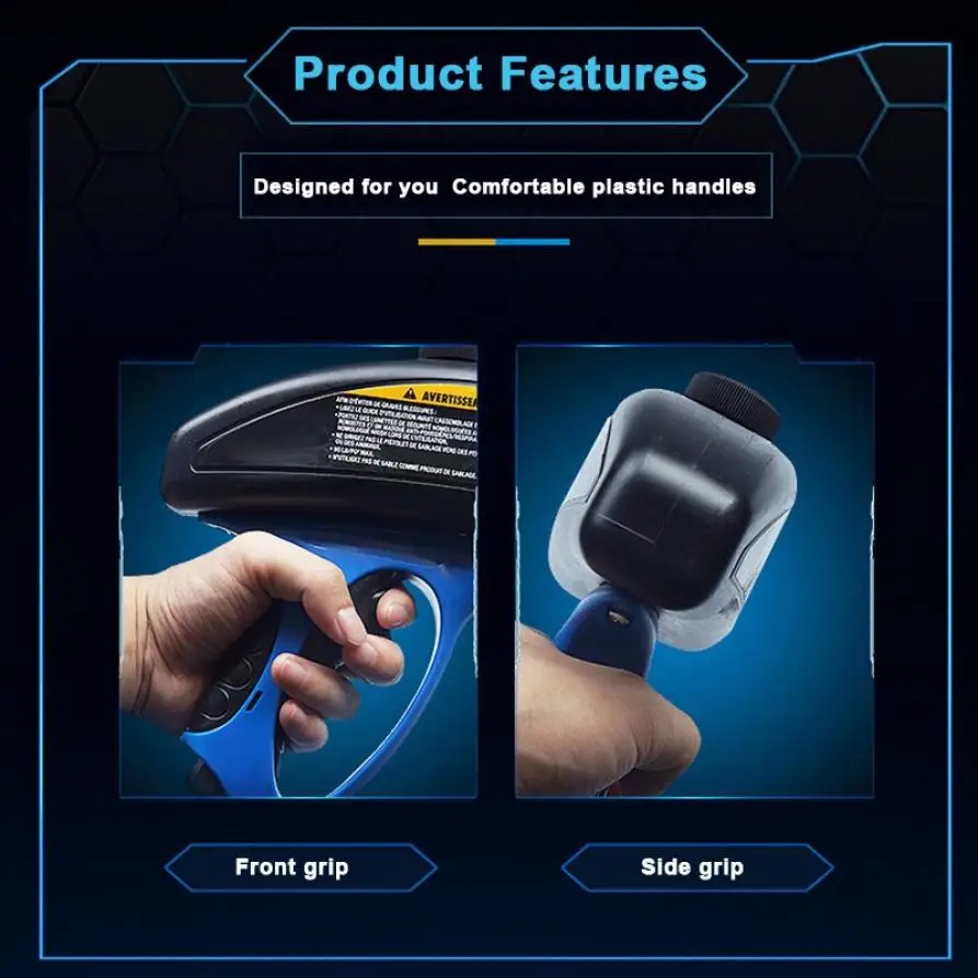 

Sandblasting gun small nozzle pneumatic sandblaster tombstone spray gun anti-rust sandblasting gun