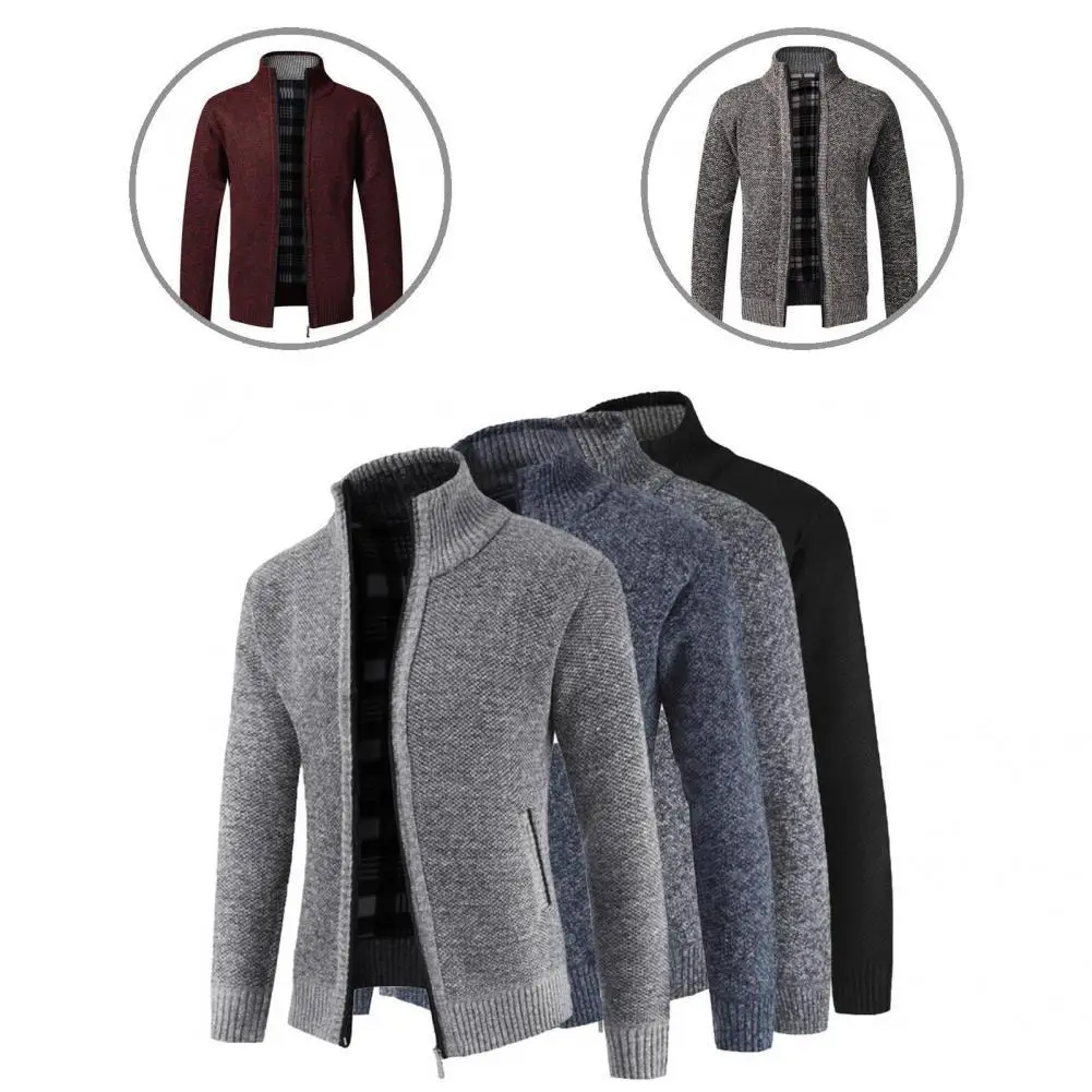 

Men Trui Elastic Casual Anti-pilling Comfortable Touch Men Trui Men Cardigan for Outdoor Wear