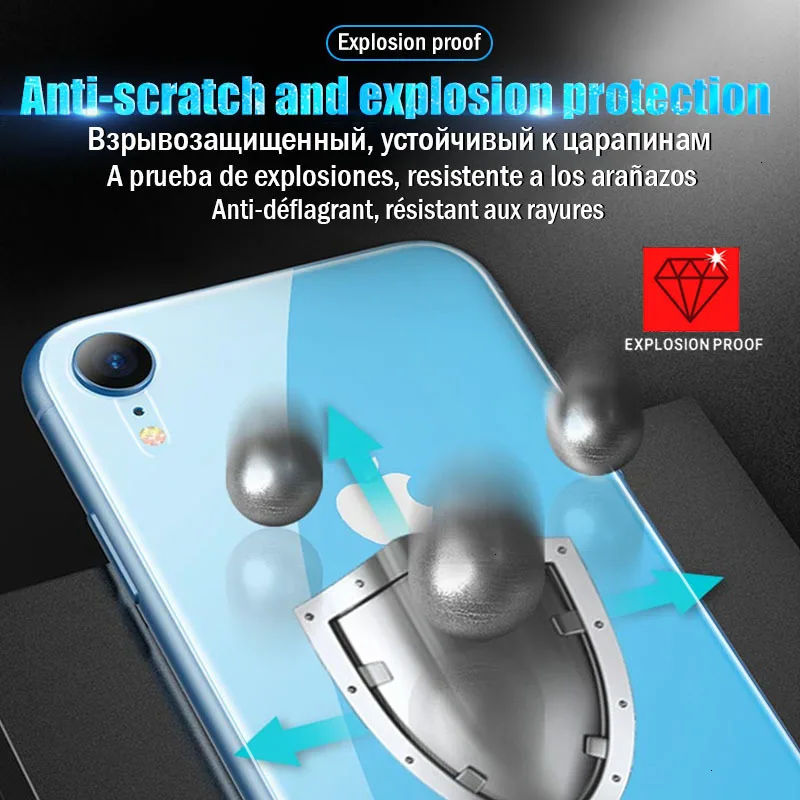 4 1 шт задняя защитная Гидрогелевая пленка для IPhone 11 Pro 8 7 6 6s Plus Xr X Xs Max 100D полная не