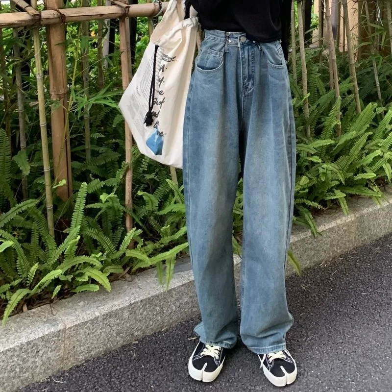 

Shot High Waist and Wide Leg Denim Rac