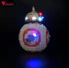 Светодиодсветильник ка, совместимая с конструктором lego 75187, строительные блоки, кирпичи, игрушки для детей, светильник, без блоков