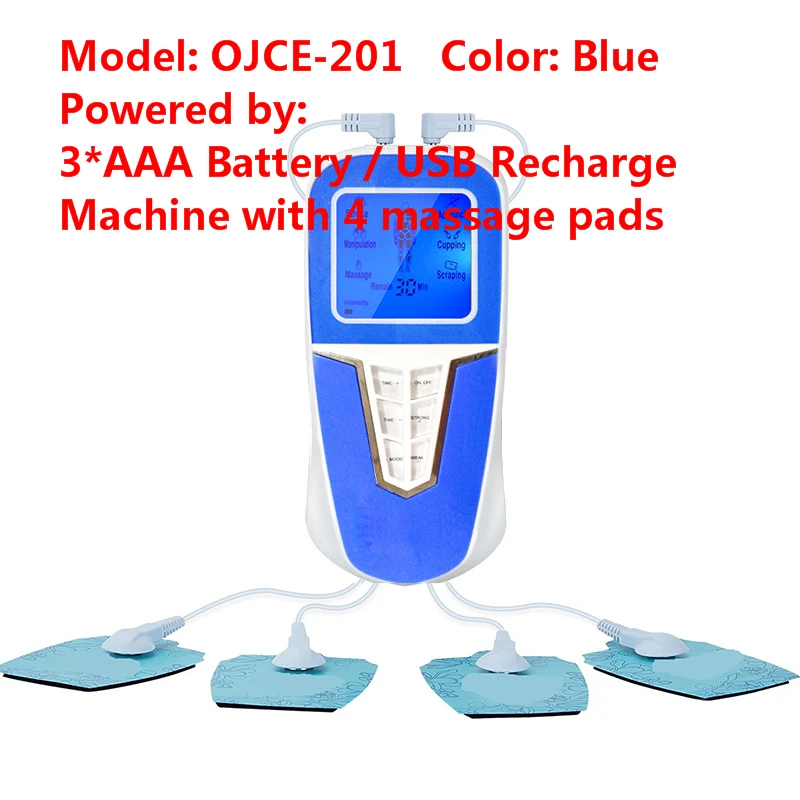 OKCS-1006 OLIECO EMS мышечный Стимулятор, акупунктурная терапия, массажер, электрический цифровой импульсный массажер, фитнес, расслабляющий тренажер для всего тела - Цвет: OKCS-1006
