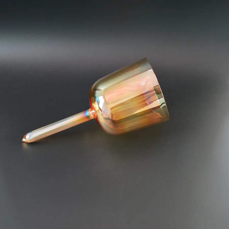 HF Корона космический кристалл поющая чаша с ручкой 8 дюймов|Колокольчики и