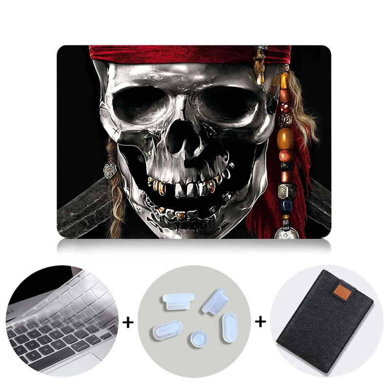 MB09 MTT чехол для Apple Macbook Pro 13 15 retina Air 11 13 дюймов Сенсорная панель Череп чехол для ноутбука mac book 12 защитный чехол - Цвет: MB09