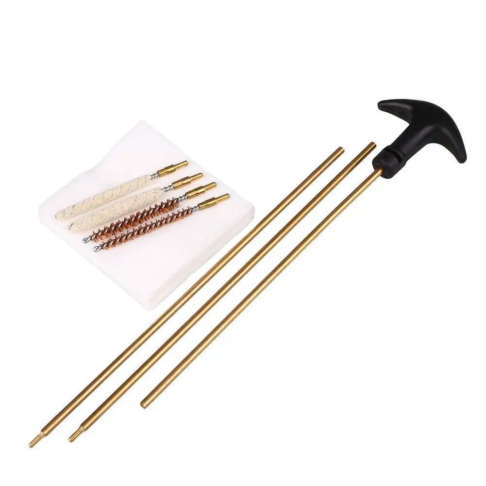 

Tactical Barrel Cleaning Kit 177&.22 4.5/5.5MM Rifle Pistol Airgun Brush Gun Rod Cleaner Hunting Handgun Cleaning Tool Set