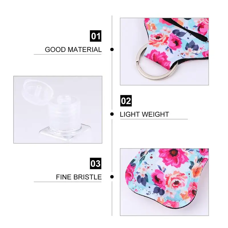 6 шт. Бутылочки для геля рук многоразового крышки бутылки комплект дезинфекции