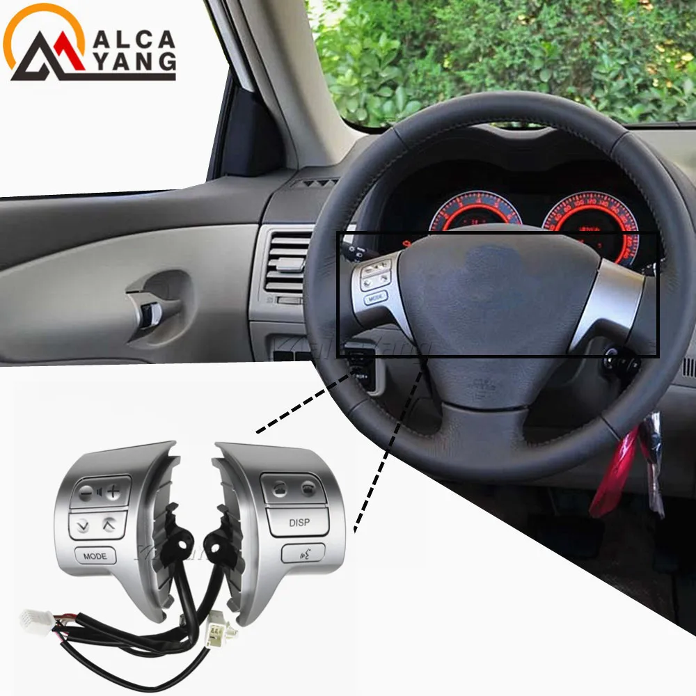 Bluetooth переключатель управления аудиосигналом на руль для Toyota Corolla ZRE15 2007 ~ 2016