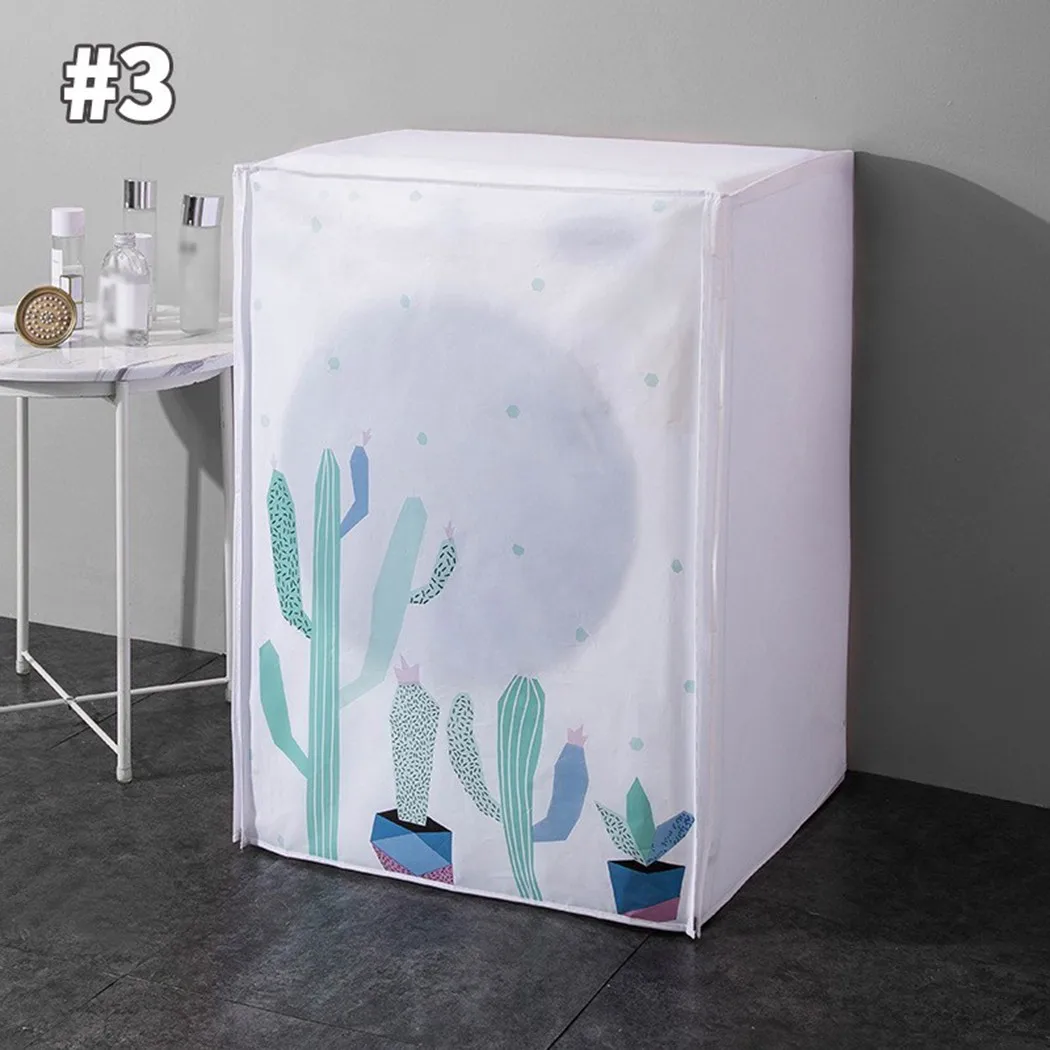 

1 Pcs Sunscreen Dust Cover Household Automatic Drum Type Washing Machine Cover For Drum Washing Machines