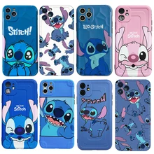 Lilo Stitch Case For iPhone 11 12 Pro MAX 7 8 Plus SE XR XS Silicone Cute Disney Anime Phone Cover Cases