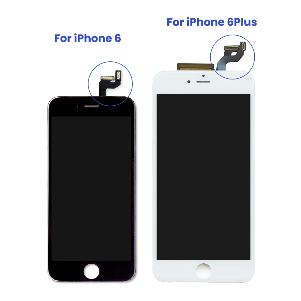 Черный/белый Pantalla lcd для iPhone 6S Plus 3D экран дисплей Мобильный телефон дигитайзер без