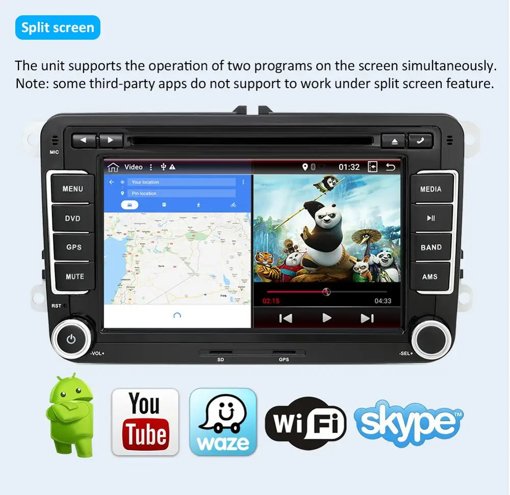 PX6 Android 9,0 для Volkswagen GOLF 4 5 6 POLO PASSAT TIGUAN Caddy Turan 2 Din автомобильный DVD Радио стерео Wifi SWC BT Canbus 4G-64G